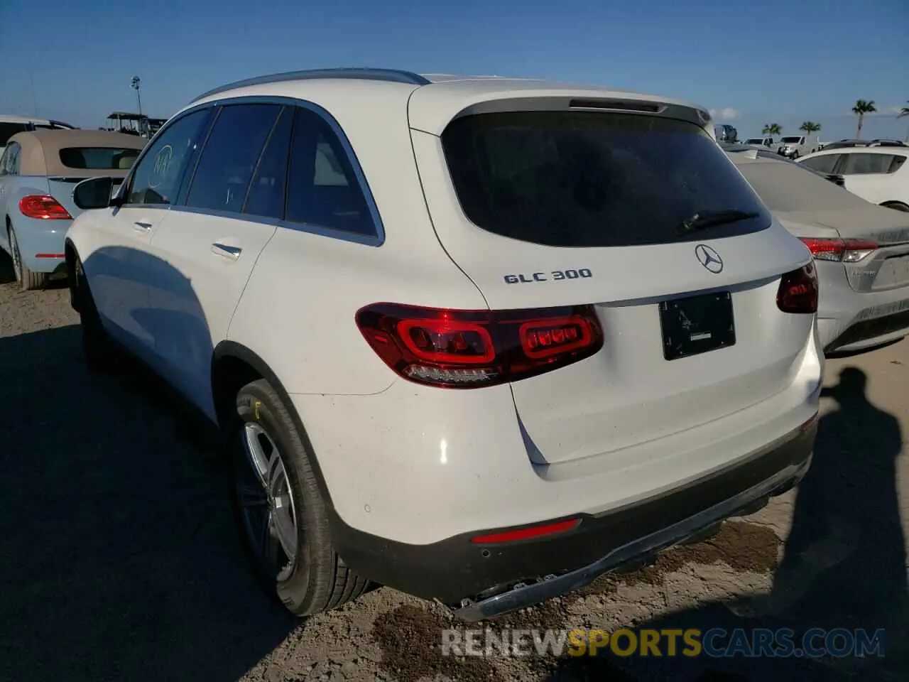 3 fotografías del automóvil dañado W1N0G8DBXNG084454 MERCEDES-BENZ GLC-CLASS 2022