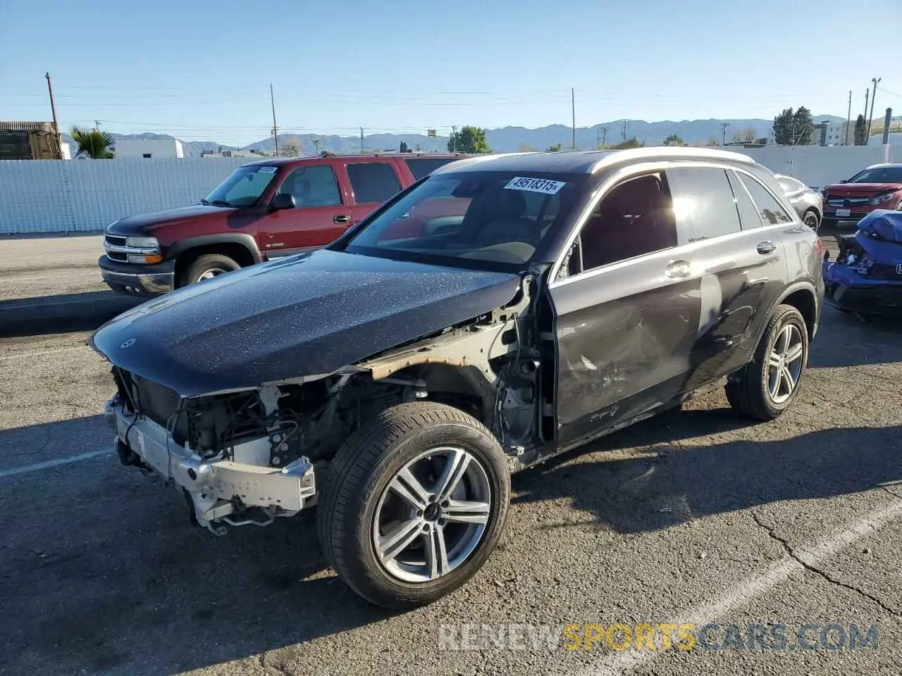 1 fotografías del automóvil dañado W1N0G8DBXNV372874 MERCEDES-BENZ GLC-CLASS 2022