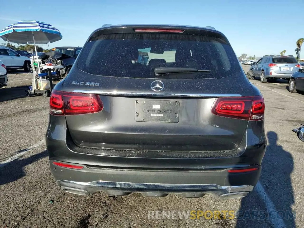 6 fotografías del automóvil dañado W1N0G8DBXNV372874 MERCEDES-BENZ GLC-CLASS 2022