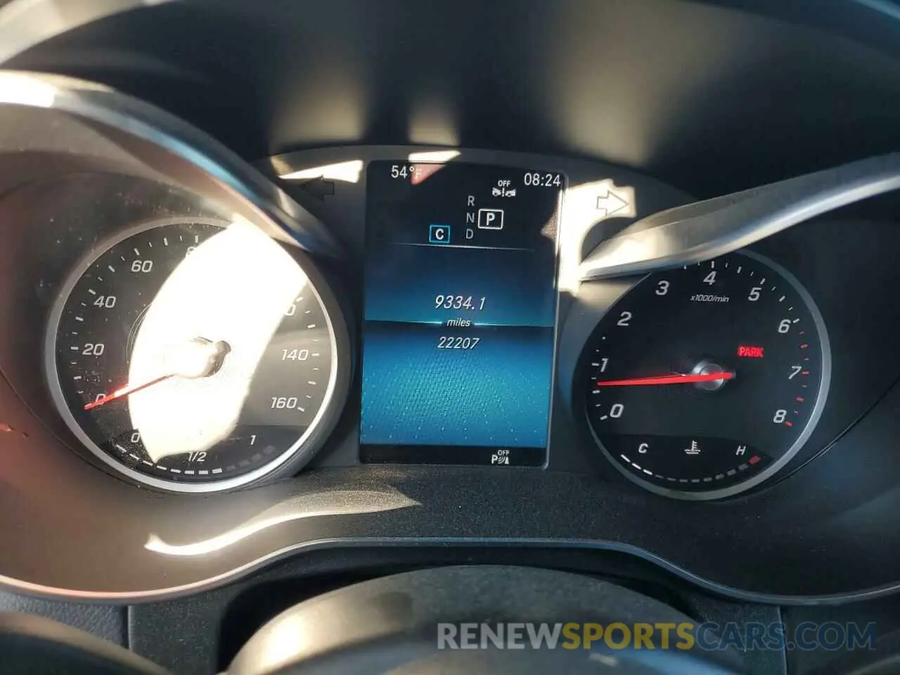 9 fotografías del automóvil dañado W1N0G8DBXNV372874 MERCEDES-BENZ GLC-CLASS 2022