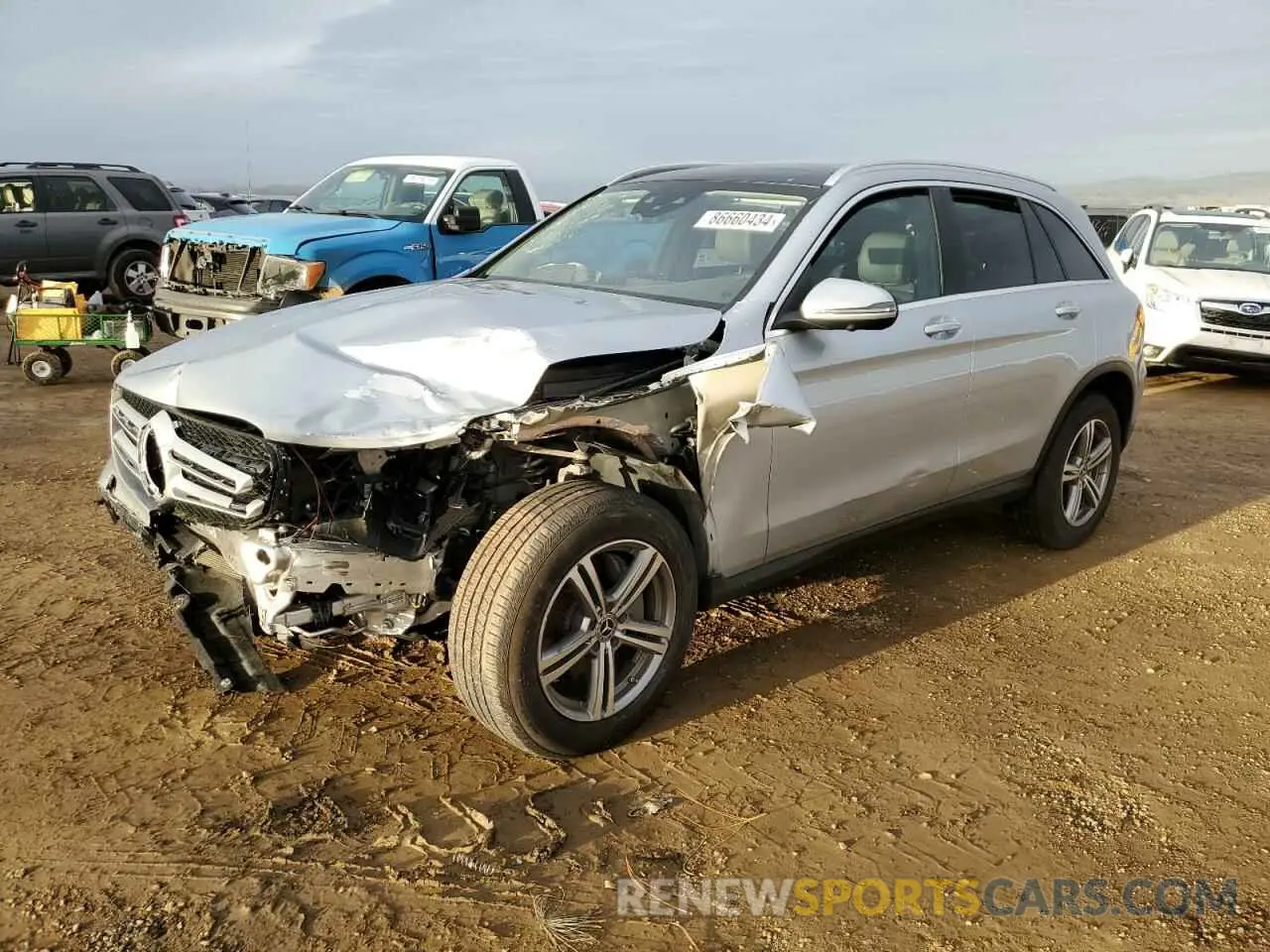 1 fotografías del automóvil dañado W1N0G8EB0NG042857 MERCEDES-BENZ GLC-CLASS 2022