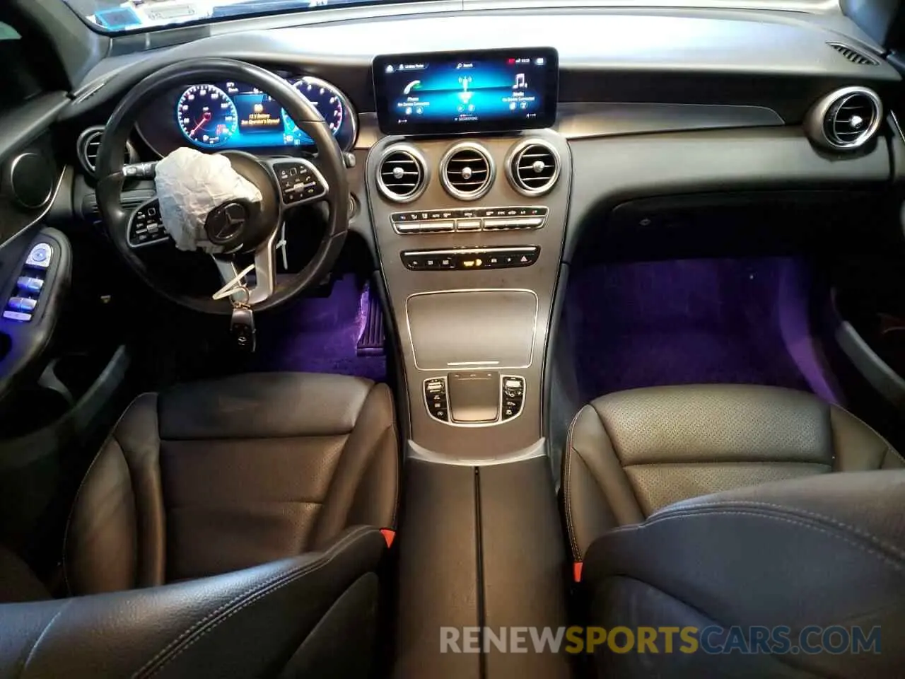 8 fotografías del automóvil dañado W1N0G8EB0NV378147 MERCEDES-BENZ GLC-CLASS 2022