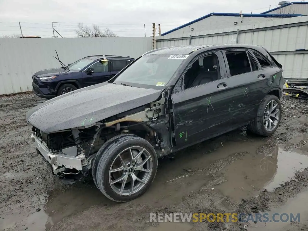 1 fotografías del automóvil dañado W1N0G8EB0NV383011 MERCEDES-BENZ GLC-CLASS 2022