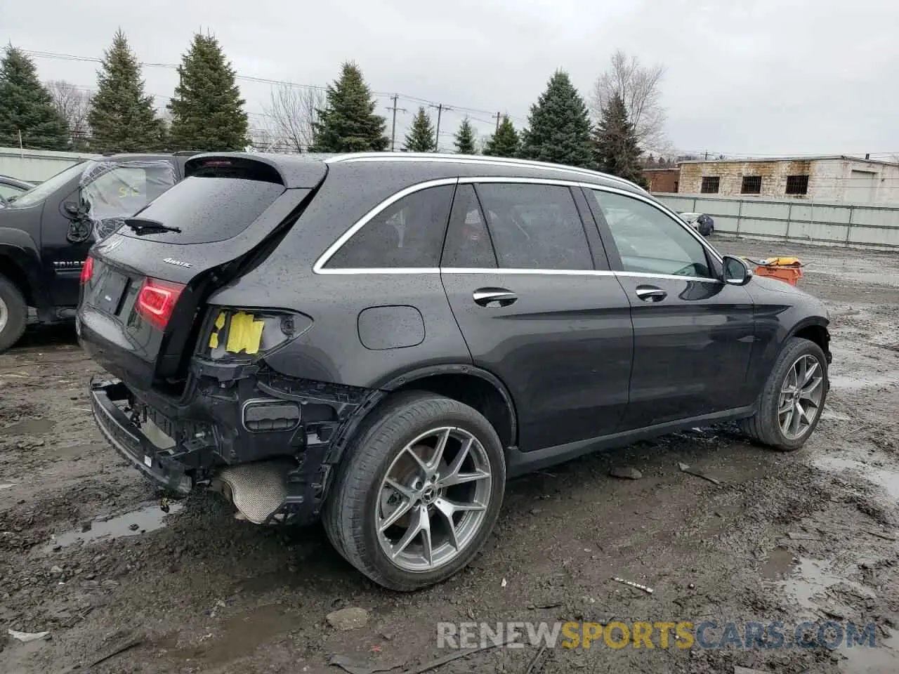 3 fotografías del automóvil dañado W1N0G8EB0NV383011 MERCEDES-BENZ GLC-CLASS 2022