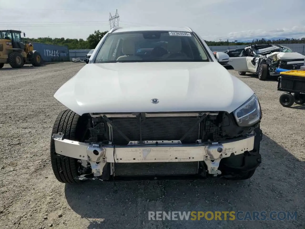 5 fotografías del automóvil dañado W1N0G8EB0NV395997 MERCEDES-BENZ GLC-CLASS 2022