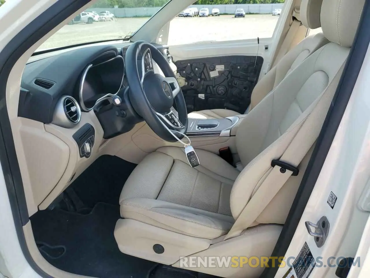 7 fotografías del automóvil dañado W1N0G8EB0NV395997 MERCEDES-BENZ GLC-CLASS 2022