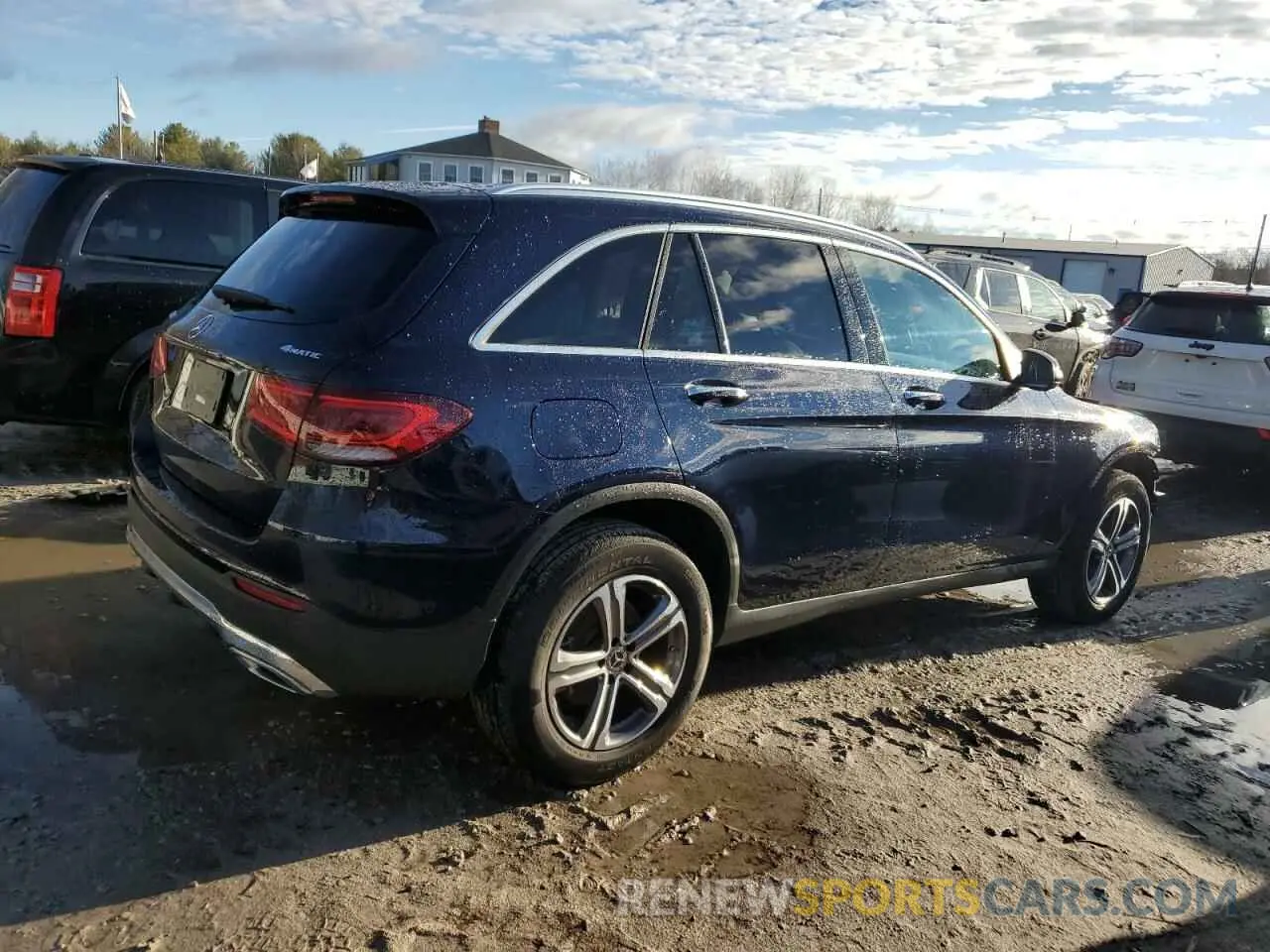 3 fotografías del automóvil dañado W1N0G8EB1NG071798 MERCEDES-BENZ GLC-CLASS 2022