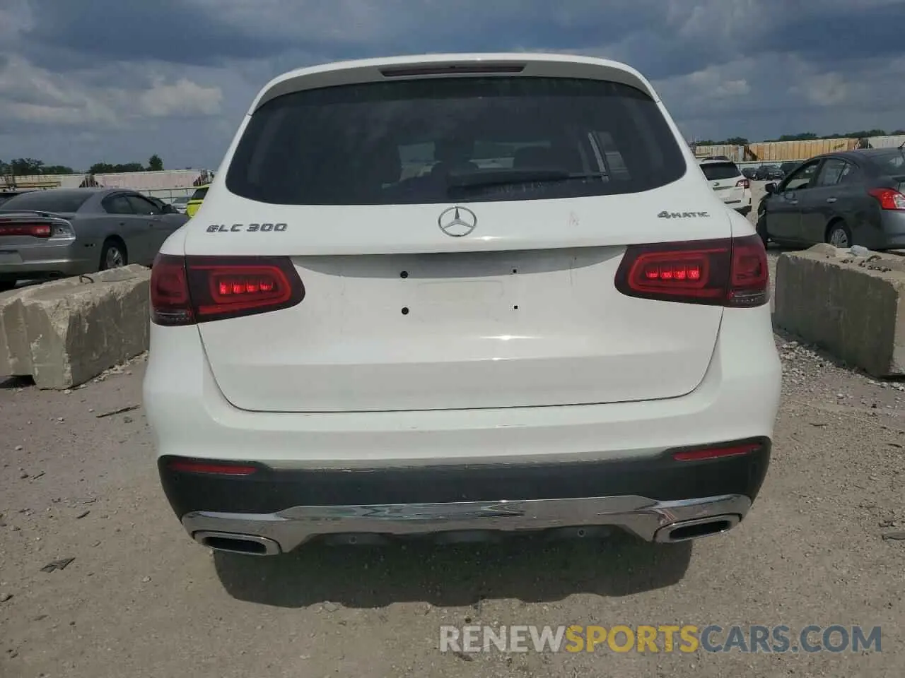 6 fotografías del automóvil dañado W1N0G8EB2NV394348 MERCEDES-BENZ GLC-CLASS 2022