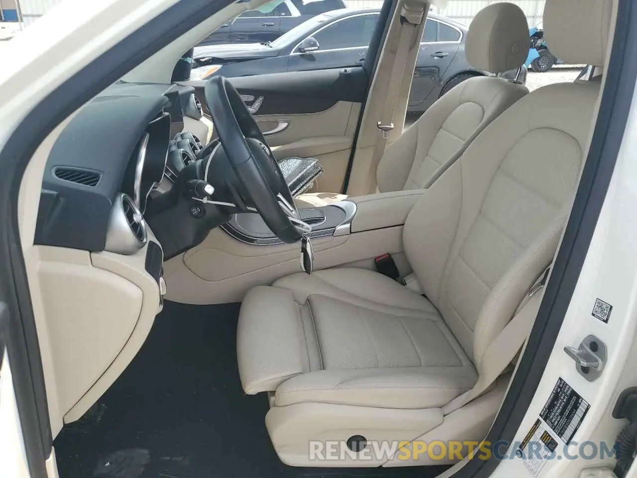 7 fotografías del automóvil dañado W1N0G8EB2NV394348 MERCEDES-BENZ GLC-CLASS 2022