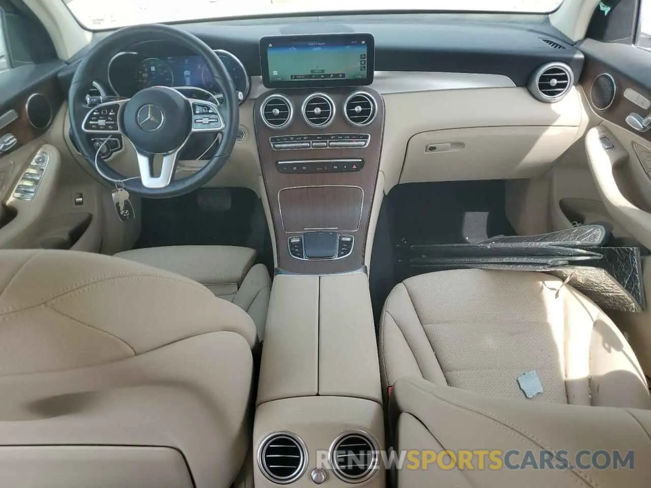 8 fotografías del automóvil dañado W1N0G8EB2NV394348 MERCEDES-BENZ GLC-CLASS 2022