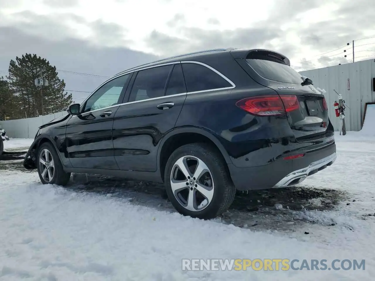 2 fotografías del automóvil dañado W1N0G8EB3NG081118 MERCEDES-BENZ GLC-CLASS 2022
