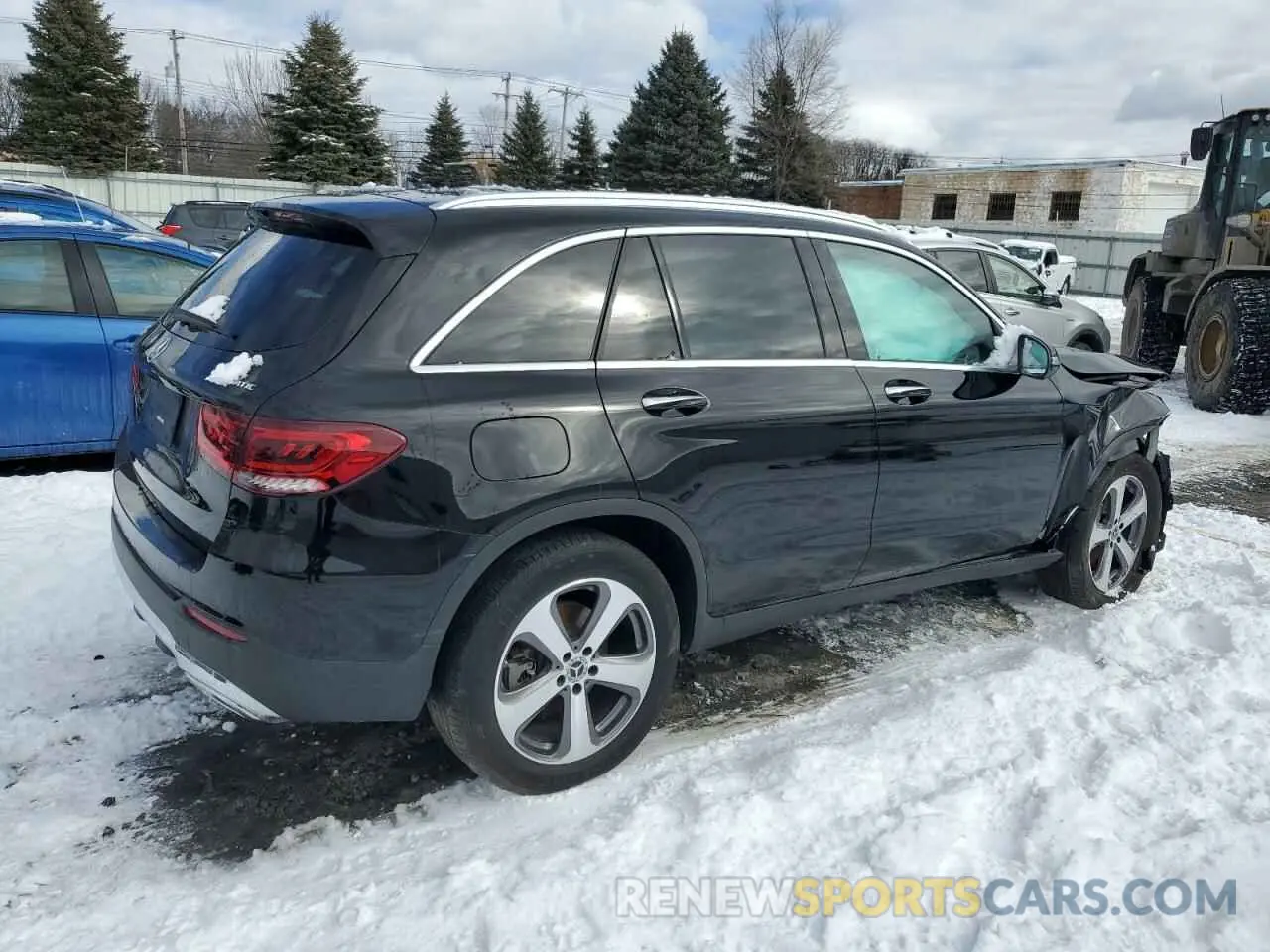 3 fotografías del automóvil dañado W1N0G8EB3NG081118 MERCEDES-BENZ GLC-CLASS 2022