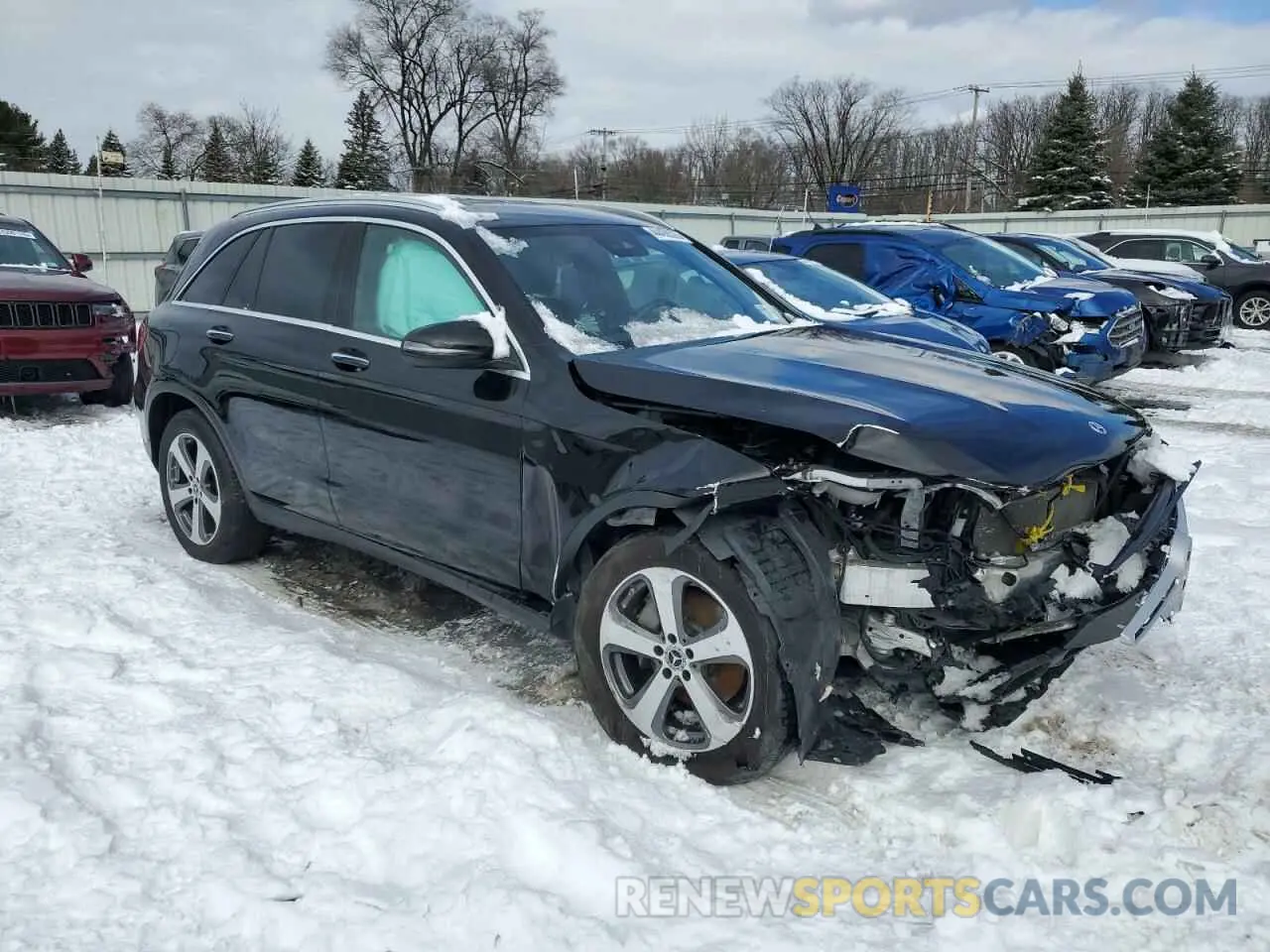 4 fotografías del automóvil dañado W1N0G8EB3NG081118 MERCEDES-BENZ GLC-CLASS 2022
