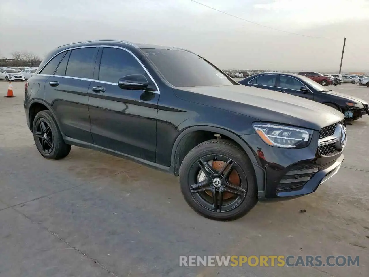 4 fotografías del automóvil dañado W1N0G8EB4NV344065 MERCEDES-BENZ GLC-CLASS 2022