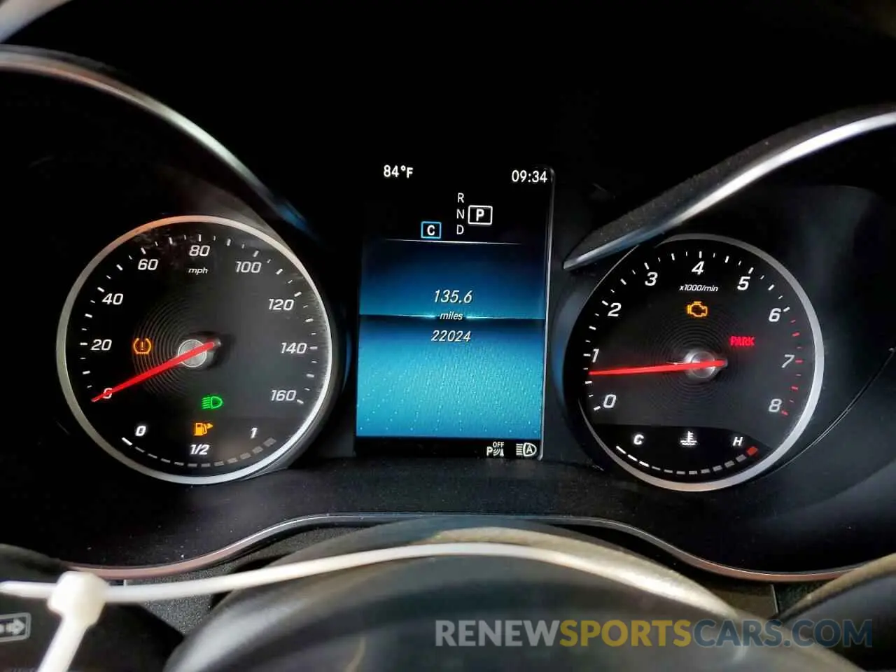 9 fotografías del automóvil dañado W1N0G8EB4NV344065 MERCEDES-BENZ GLC-CLASS 2022