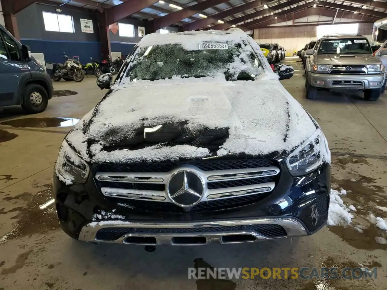 5 fotografías del automóvil dañado W1N0G8EB4NV344552 MERCEDES-BENZ GLC-CLASS 2022