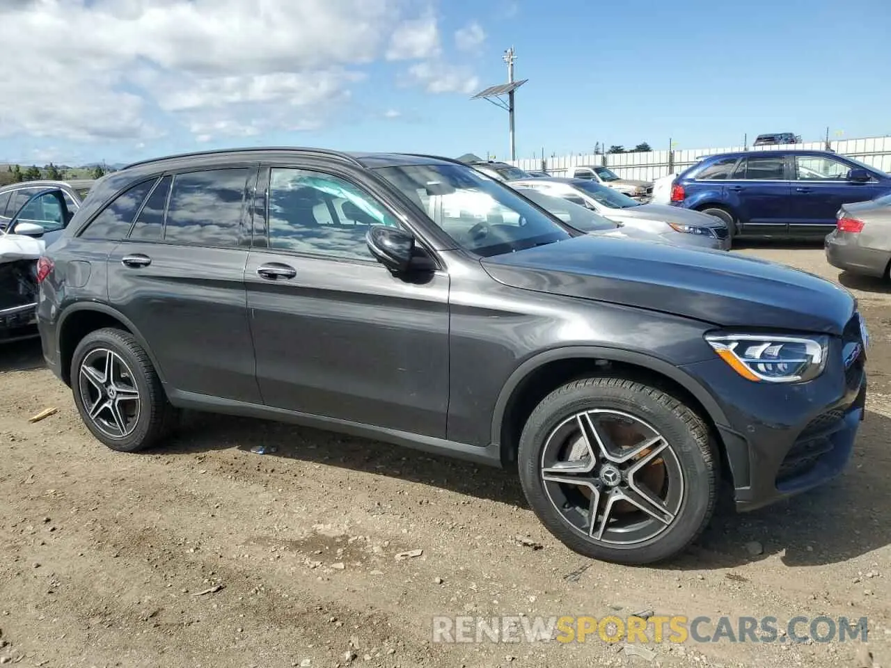 4 fotografías del automóvil dañado W1N0G8EB6NV346092 MERCEDES-BENZ GLC-CLASS 2022