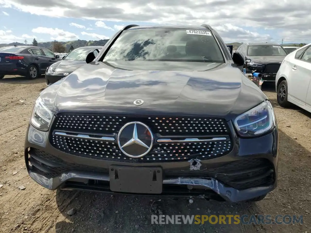 5 fotografías del automóvil dañado W1N0G8EB6NV346092 MERCEDES-BENZ GLC-CLASS 2022