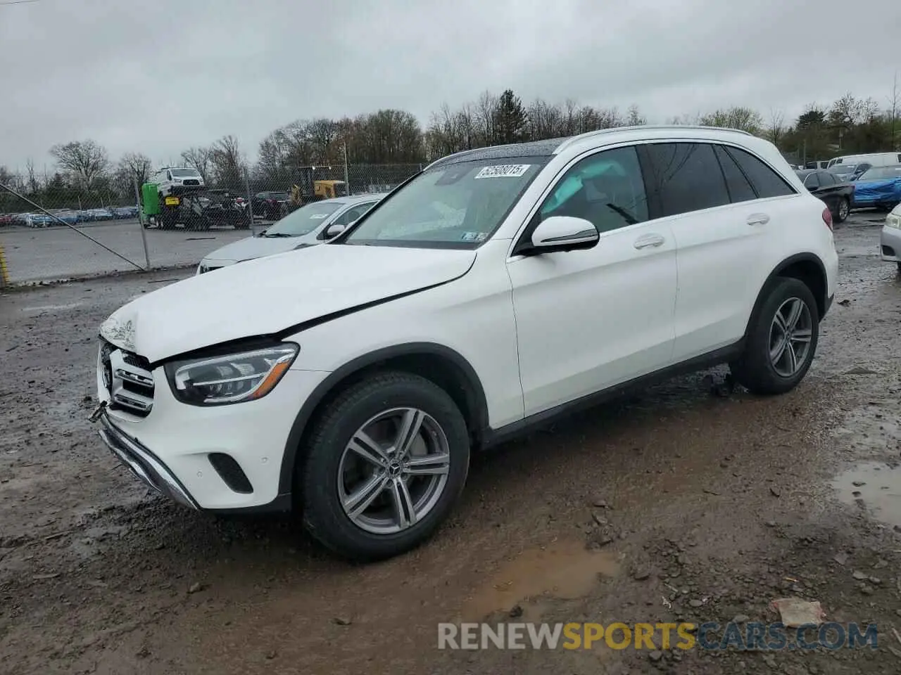 1 fotografías del automóvil dañado W1N0G8EB6NV373390 MERCEDES-BENZ GLC-CLASS 2022