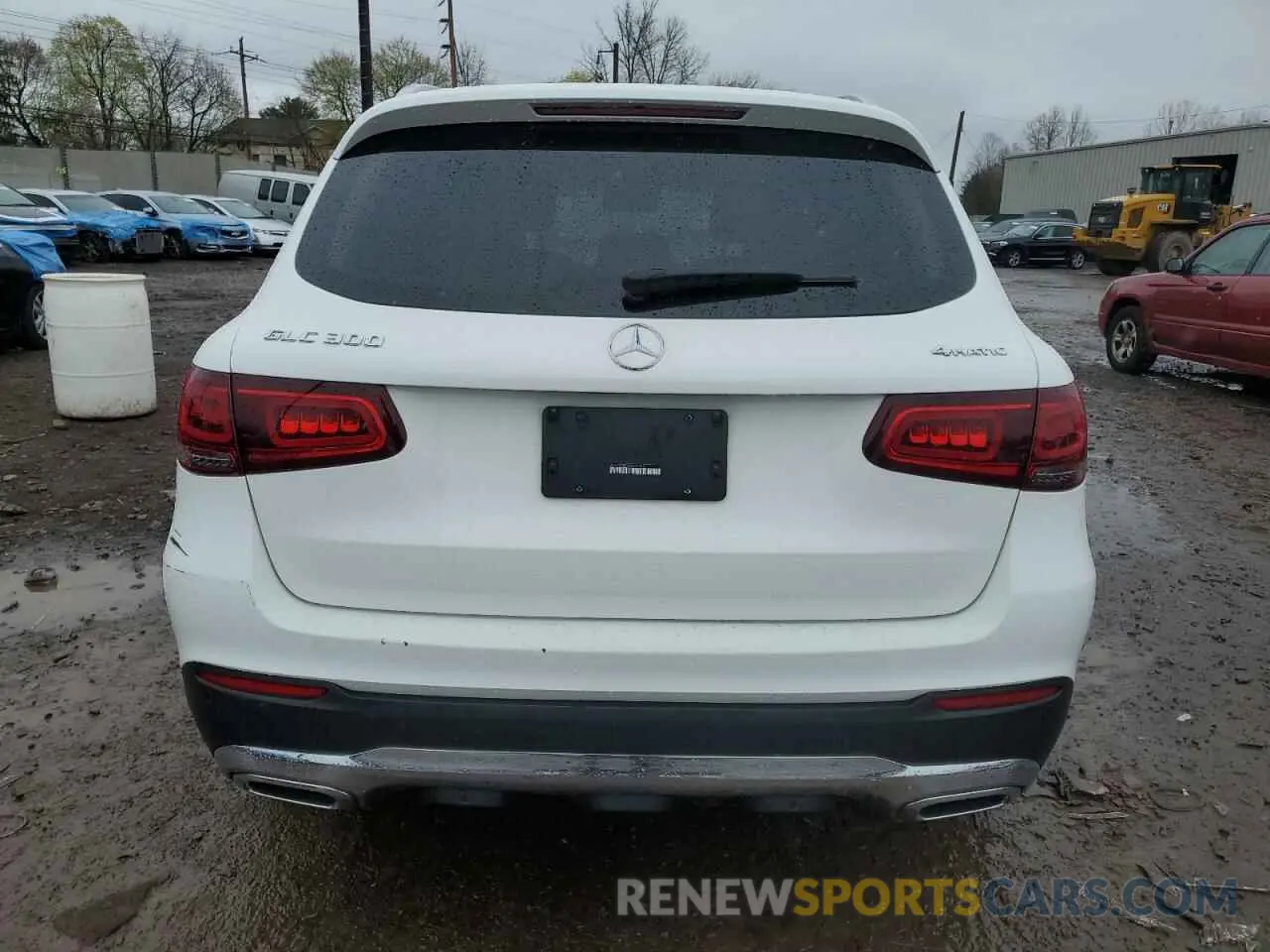 6 fotografías del automóvil dañado W1N0G8EB6NV373390 MERCEDES-BENZ GLC-CLASS 2022