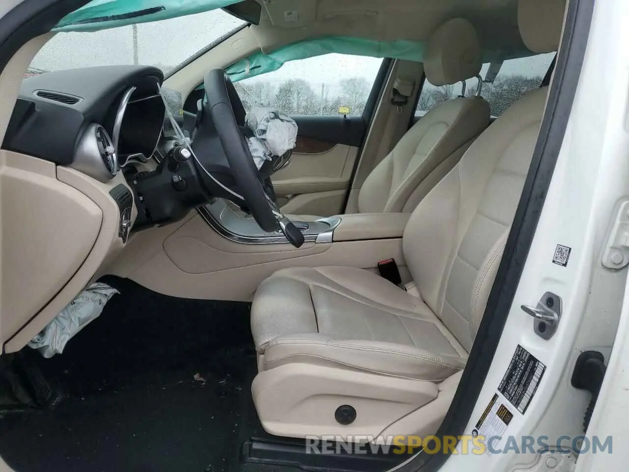 7 fotografías del automóvil dañado W1N0G8EB6NV373390 MERCEDES-BENZ GLC-CLASS 2022