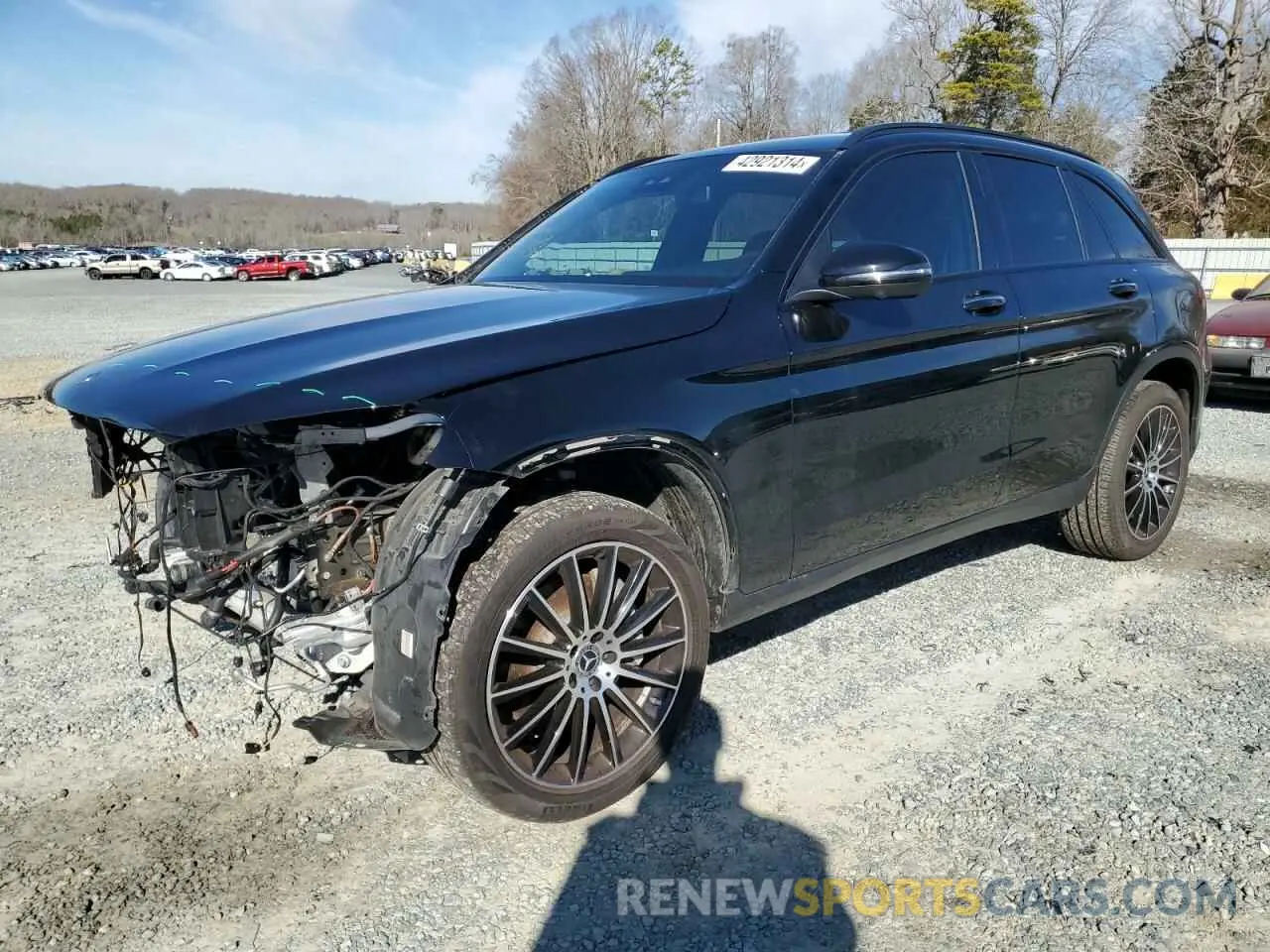1 fotografías del automóvil dañado W1N0G8EB6NV374006 MERCEDES-BENZ GLC-CLASS 2022