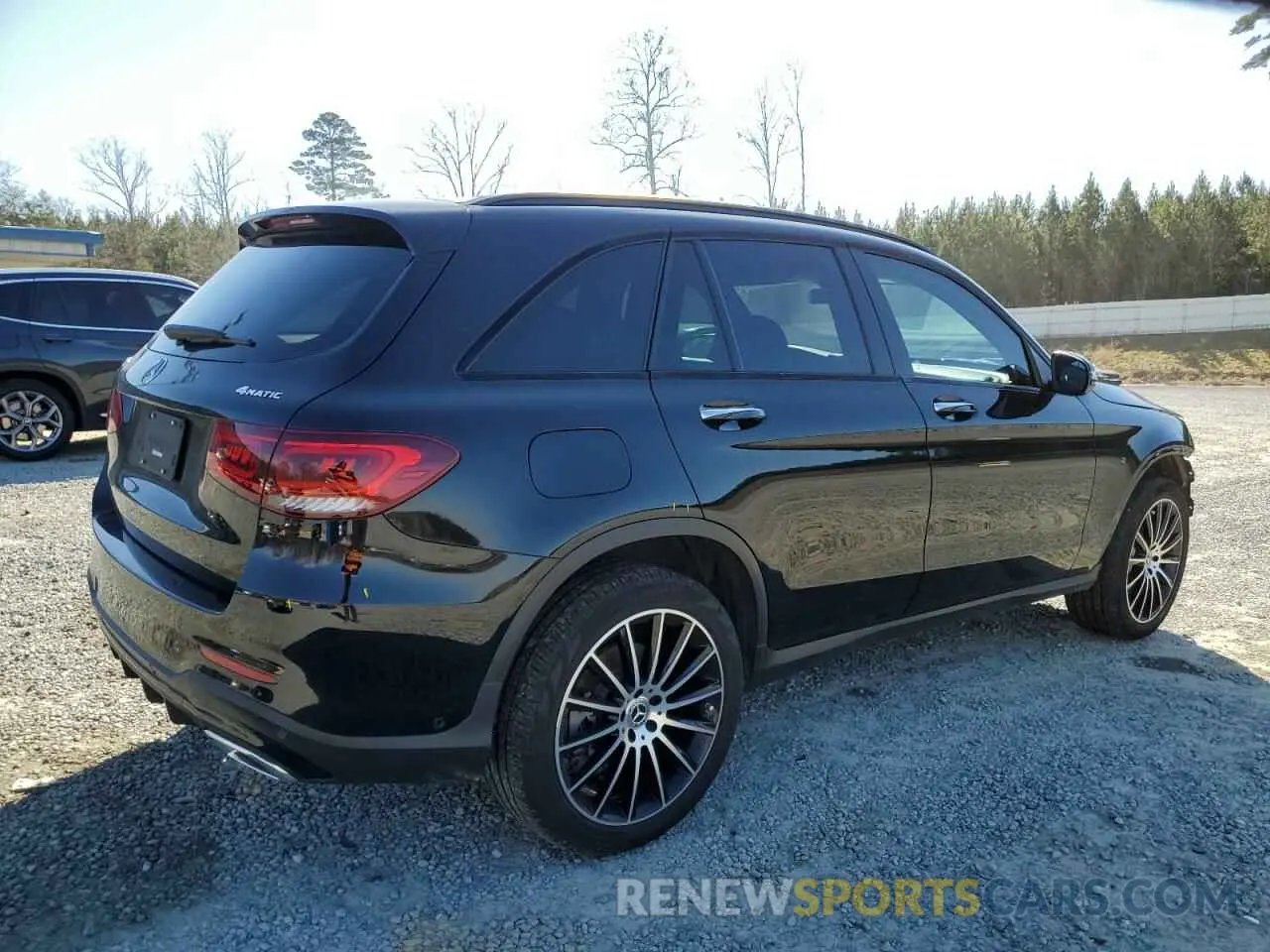 3 fotografías del automóvil dañado W1N0G8EB6NV374006 MERCEDES-BENZ GLC-CLASS 2022