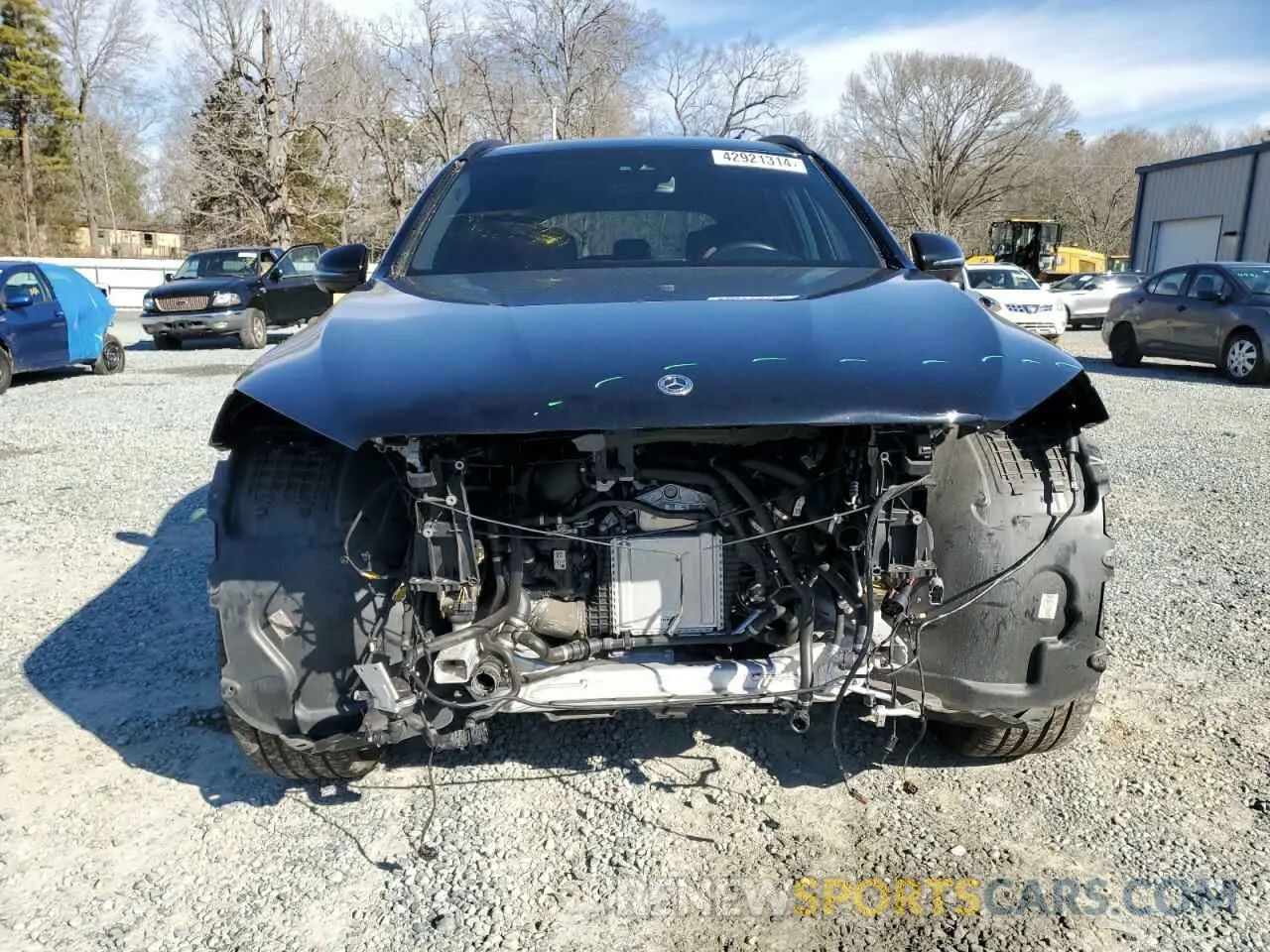5 fotografías del automóvil dañado W1N0G8EB6NV374006 MERCEDES-BENZ GLC-CLASS 2022