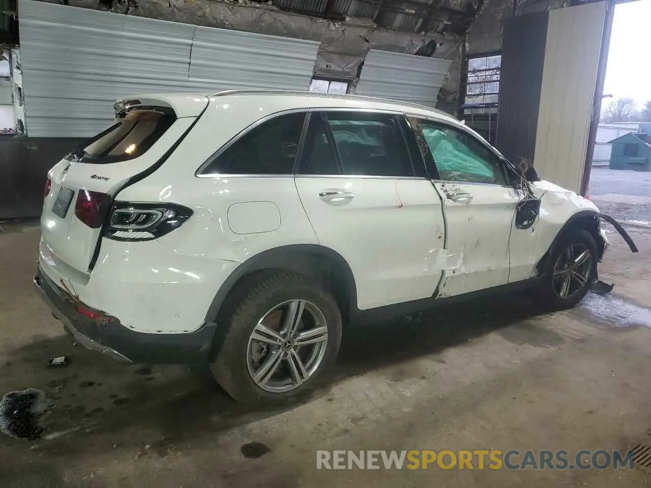 3 fotografías del automóvil dañado W1N0G8EB6NV400801 MERCEDES-BENZ GLC-CLASS 2022