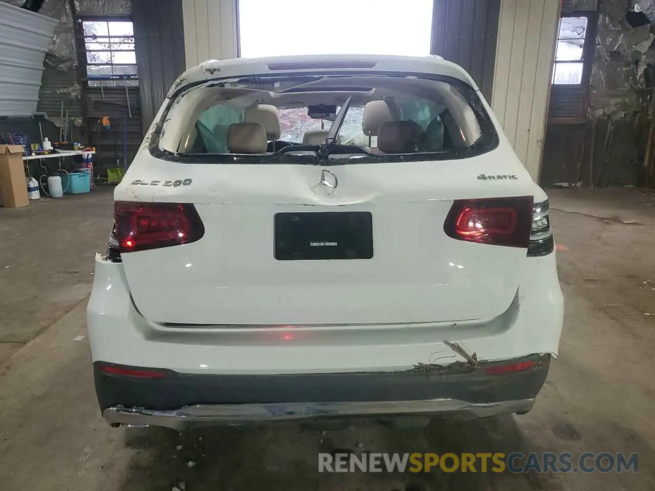 6 fotografías del automóvil dañado W1N0G8EB6NV400801 MERCEDES-BENZ GLC-CLASS 2022