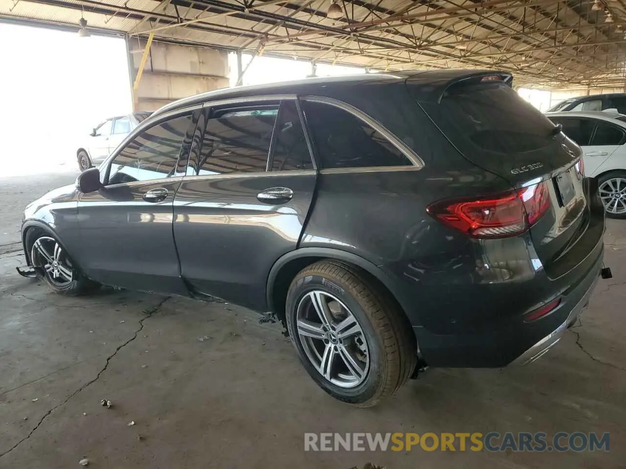 2 fotografías del automóvil dañado W1N0G8EB7NV339474 MERCEDES-BENZ GLC-CLASS 2022