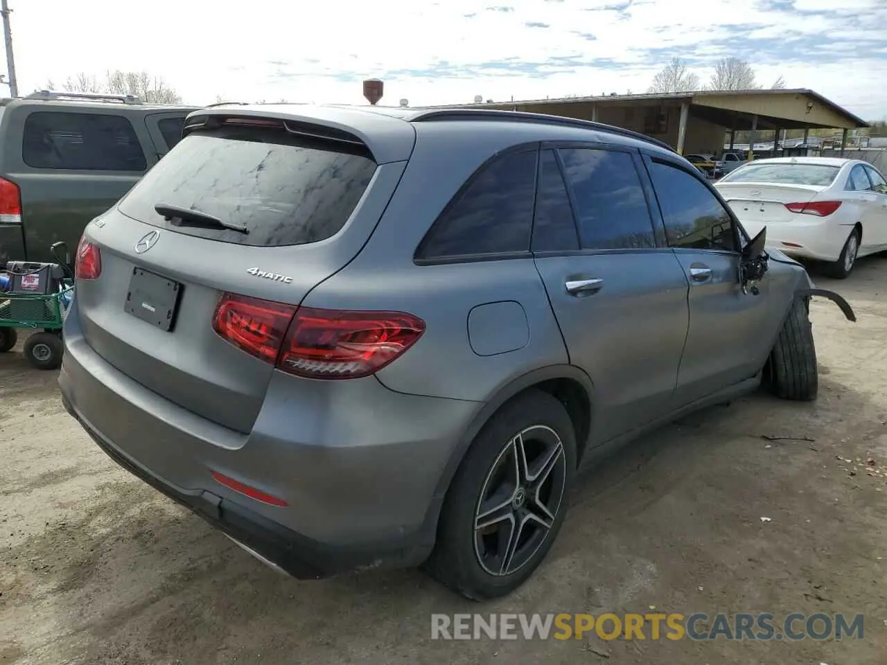 3 fotografías del automóvil dañado W1N0G8EB8NG035560 MERCEDES-BENZ GLC-CLASS 2022