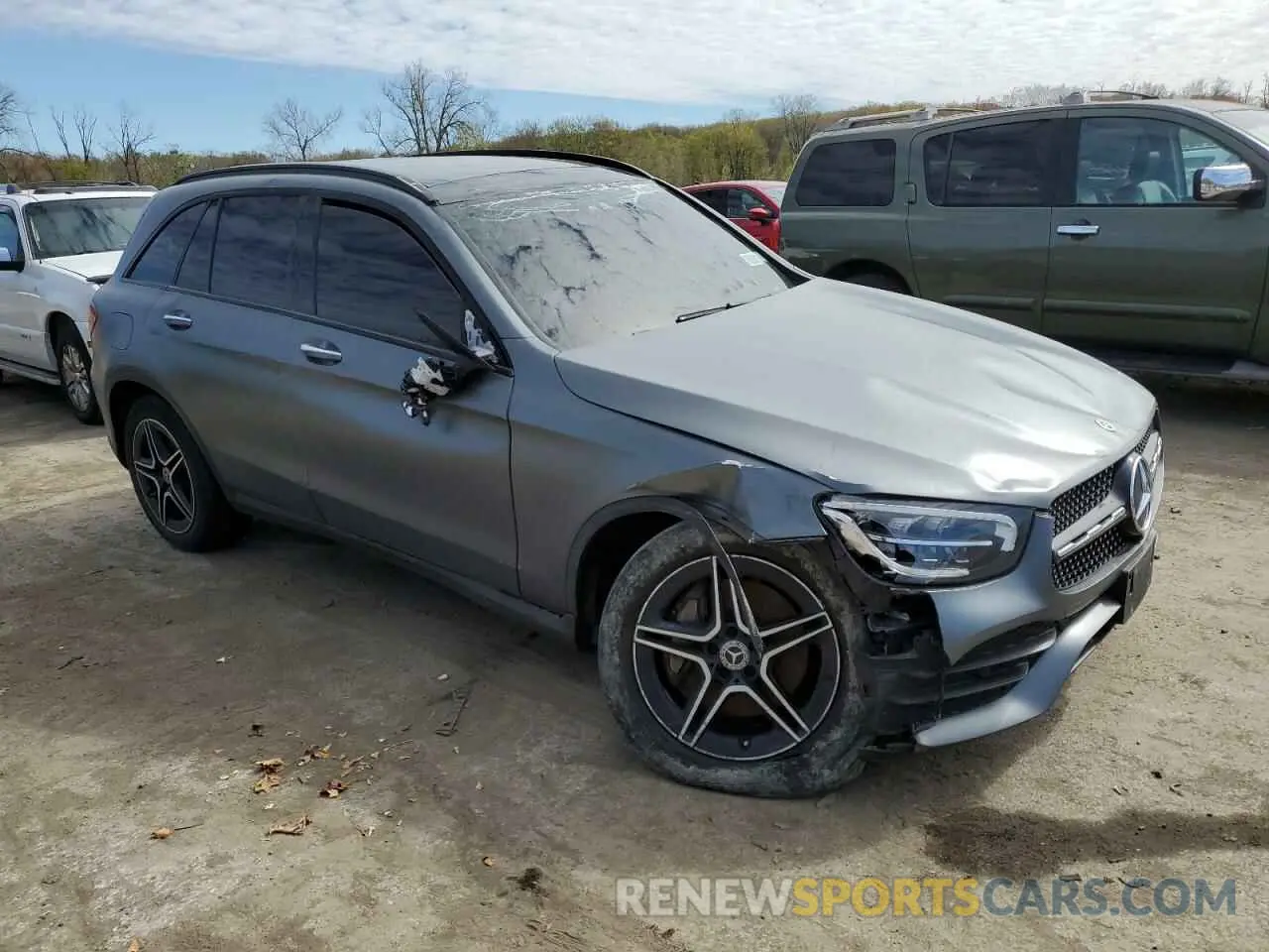4 fotografías del automóvil dañado W1N0G8EB8NG035560 MERCEDES-BENZ GLC-CLASS 2022