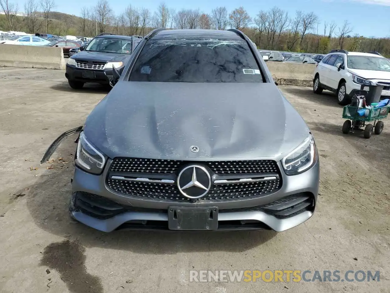 5 fotografías del automóvil dañado W1N0G8EB8NG035560 MERCEDES-BENZ GLC-CLASS 2022