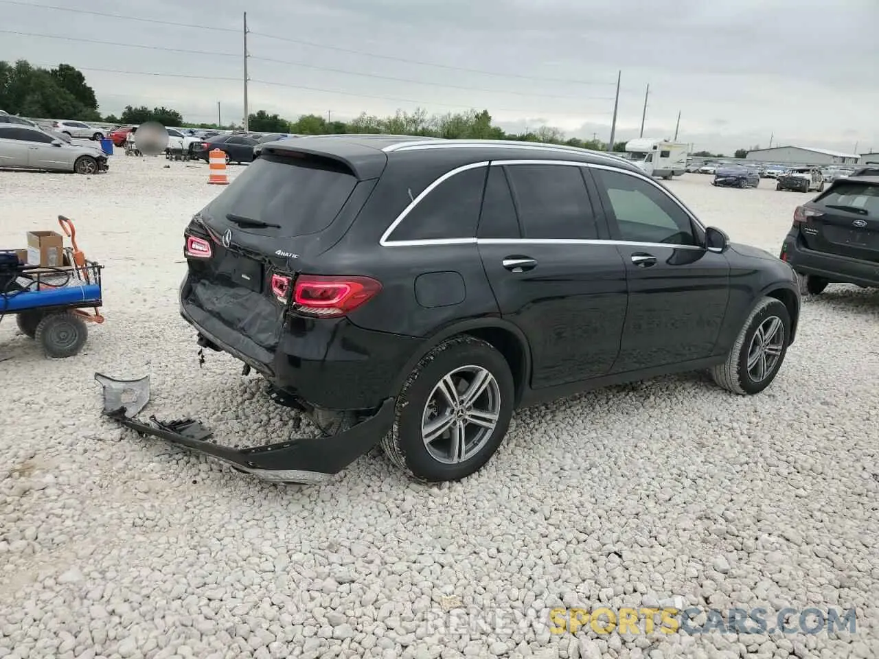 3 fotografías del automóvil dañado W1N0G8EB8NG071779 MERCEDES-BENZ GLC-CLASS 2022