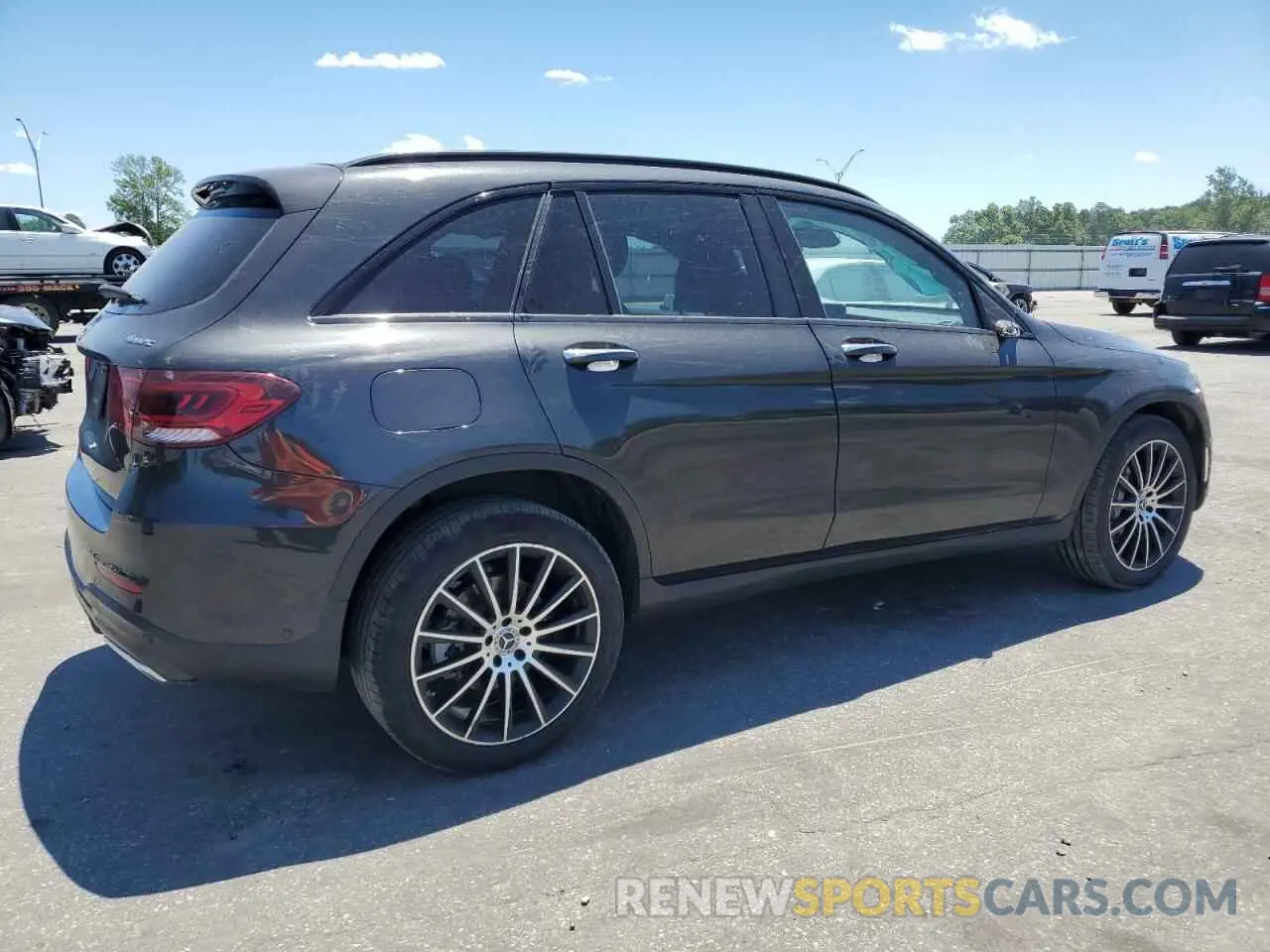 3 fotografías del automóvil dañado W1N0G8EB8NG118633 MERCEDES-BENZ GLC-CLASS 2022