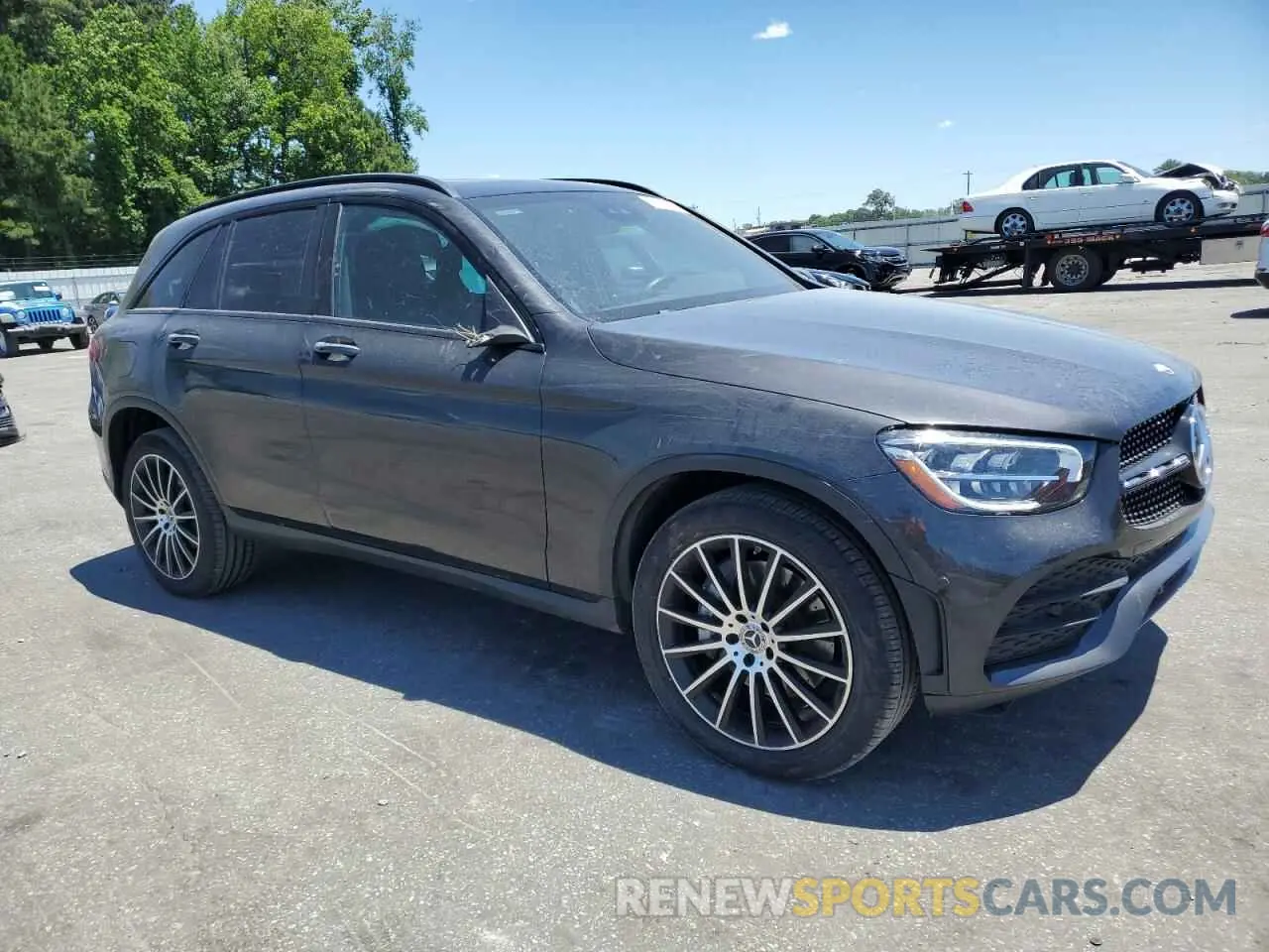 4 fotografías del automóvil dañado W1N0G8EB8NG118633 MERCEDES-BENZ GLC-CLASS 2022