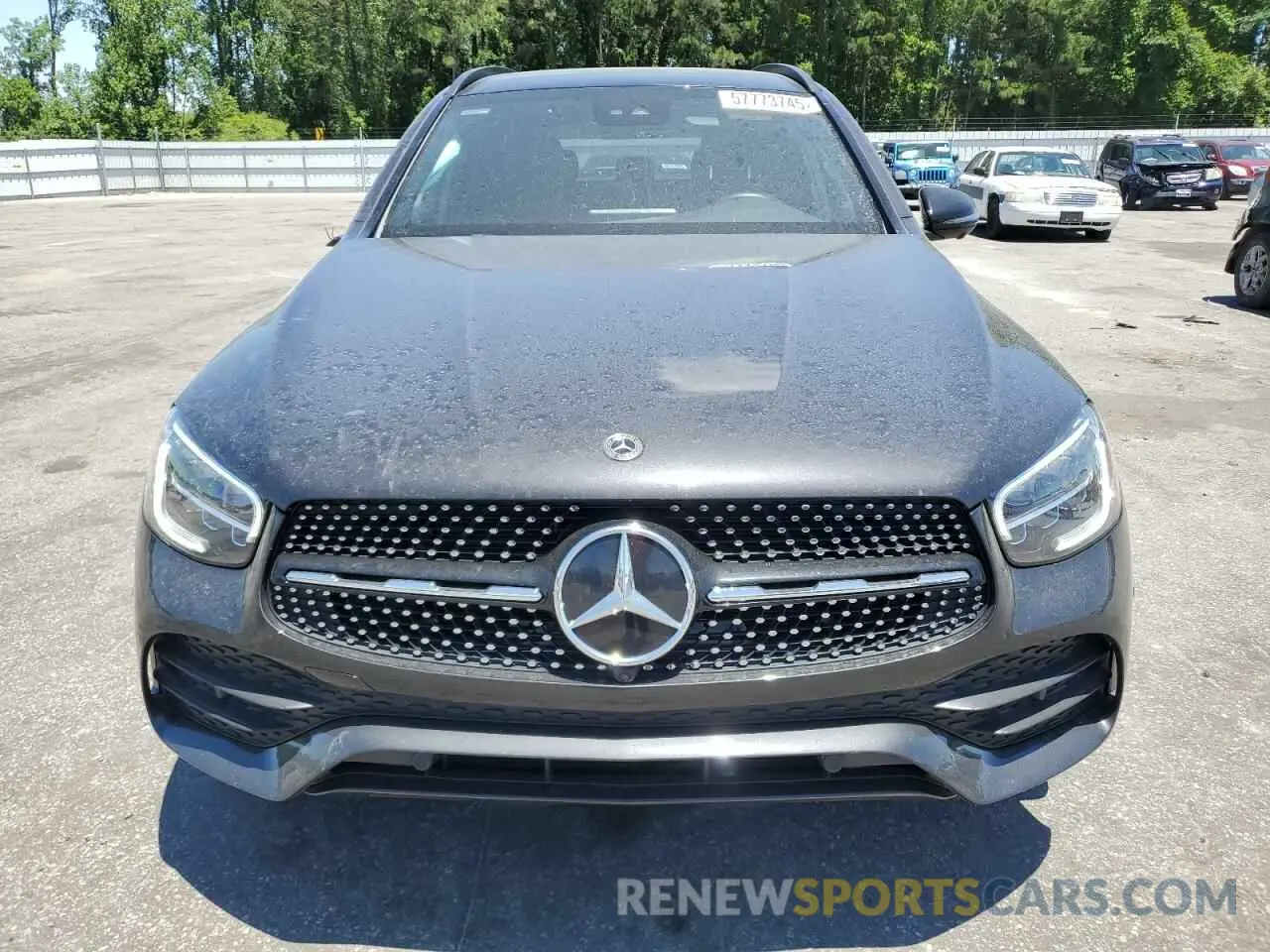 5 fotografías del automóvil dañado W1N0G8EB8NG118633 MERCEDES-BENZ GLC-CLASS 2022