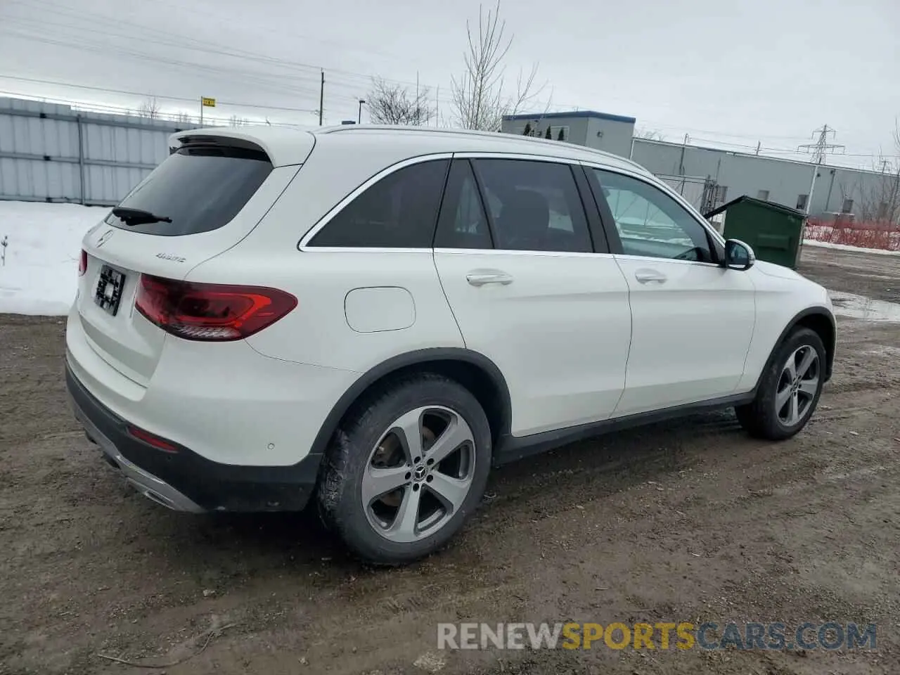 3 fotografías del automóvil dañado W1N0G8EB8NV375125 MERCEDES-BENZ GLC-CLASS 2022