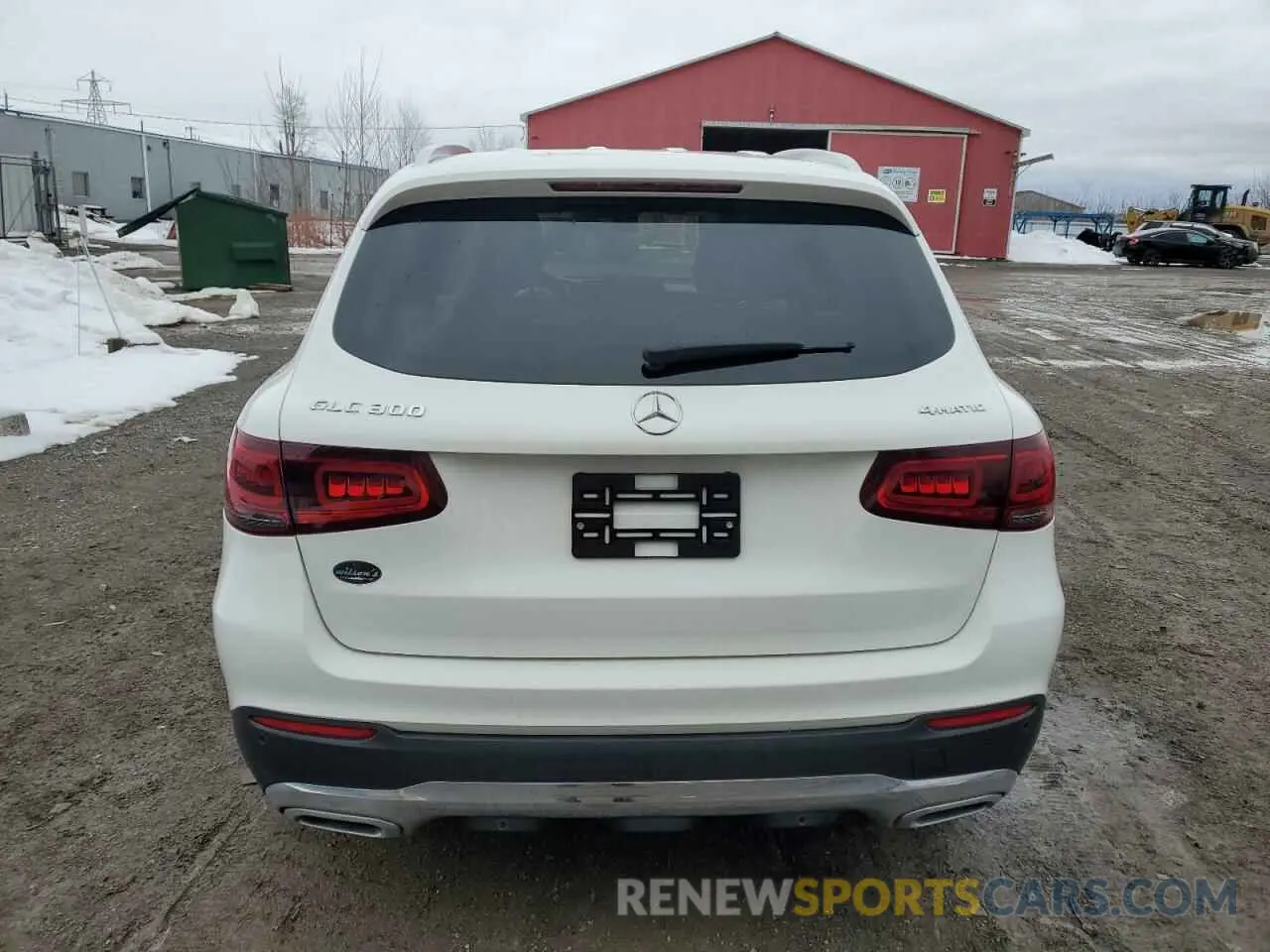 6 fotografías del automóvil dañado W1N0G8EB8NV375125 MERCEDES-BENZ GLC-CLASS 2022