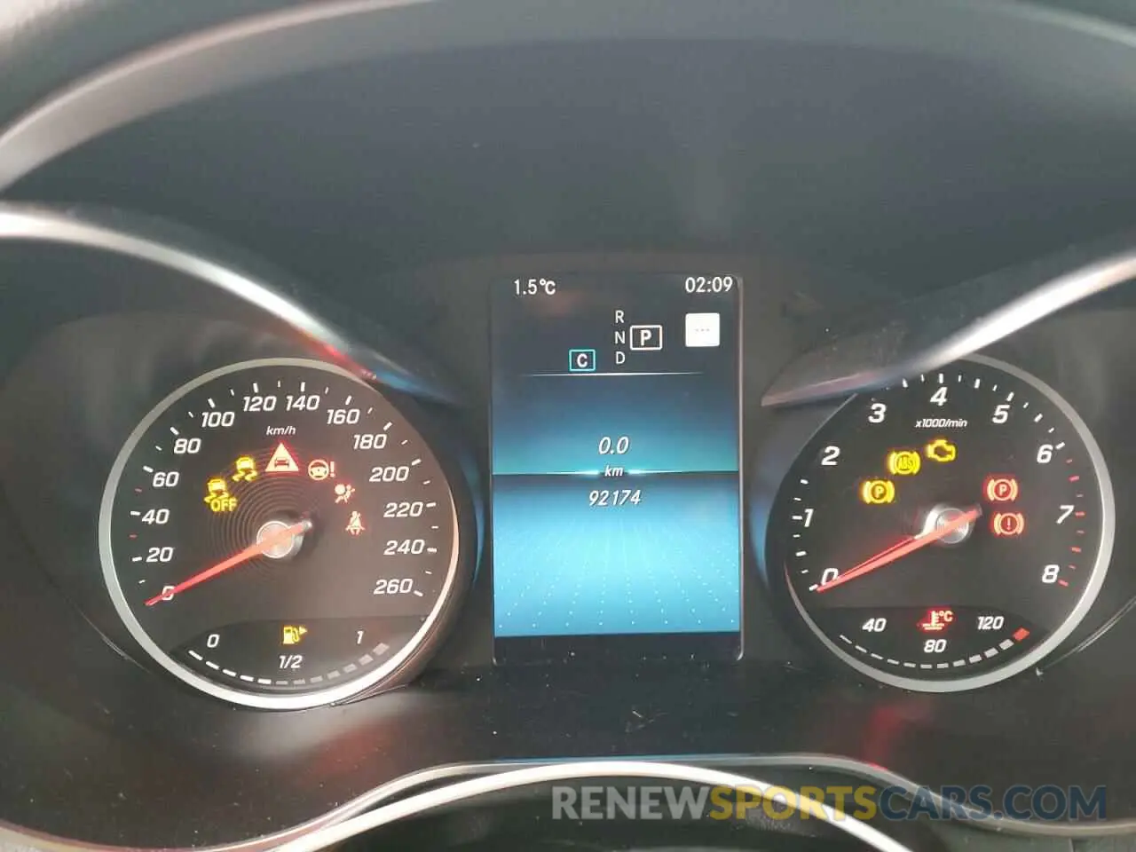 9 fotografías del automóvil dañado W1N0G8EB8NV375125 MERCEDES-BENZ GLC-CLASS 2022
