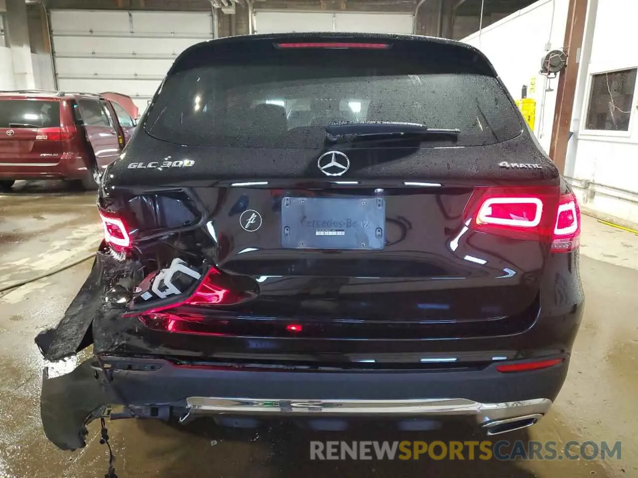 6 fotografías del automóvil dañado W1N0G8EB9NG071984 MERCEDES-BENZ GLC-CLASS 2022
