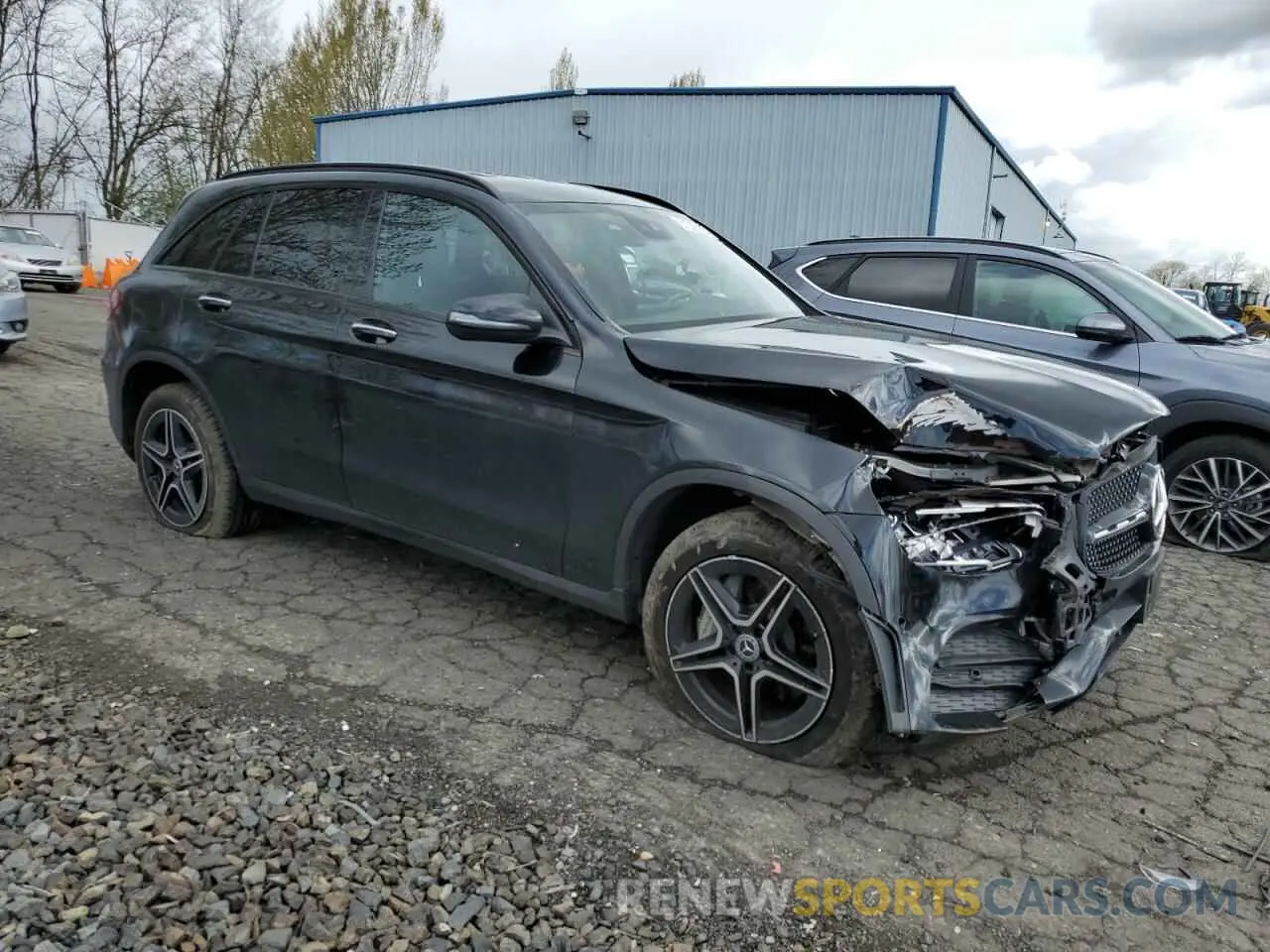 4 fotografías del automóvil dañado W1N0G8EB9NV391138 MERCEDES-BENZ GLC-CLASS 2022