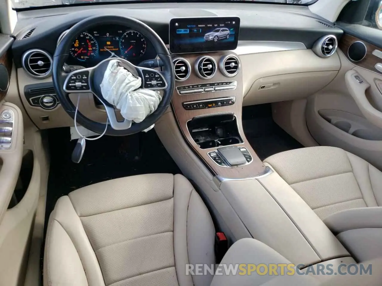 8 fotografías del automóvil dañado W1N0G8EBXNG116527 MERCEDES-BENZ GLC-CLASS 2022