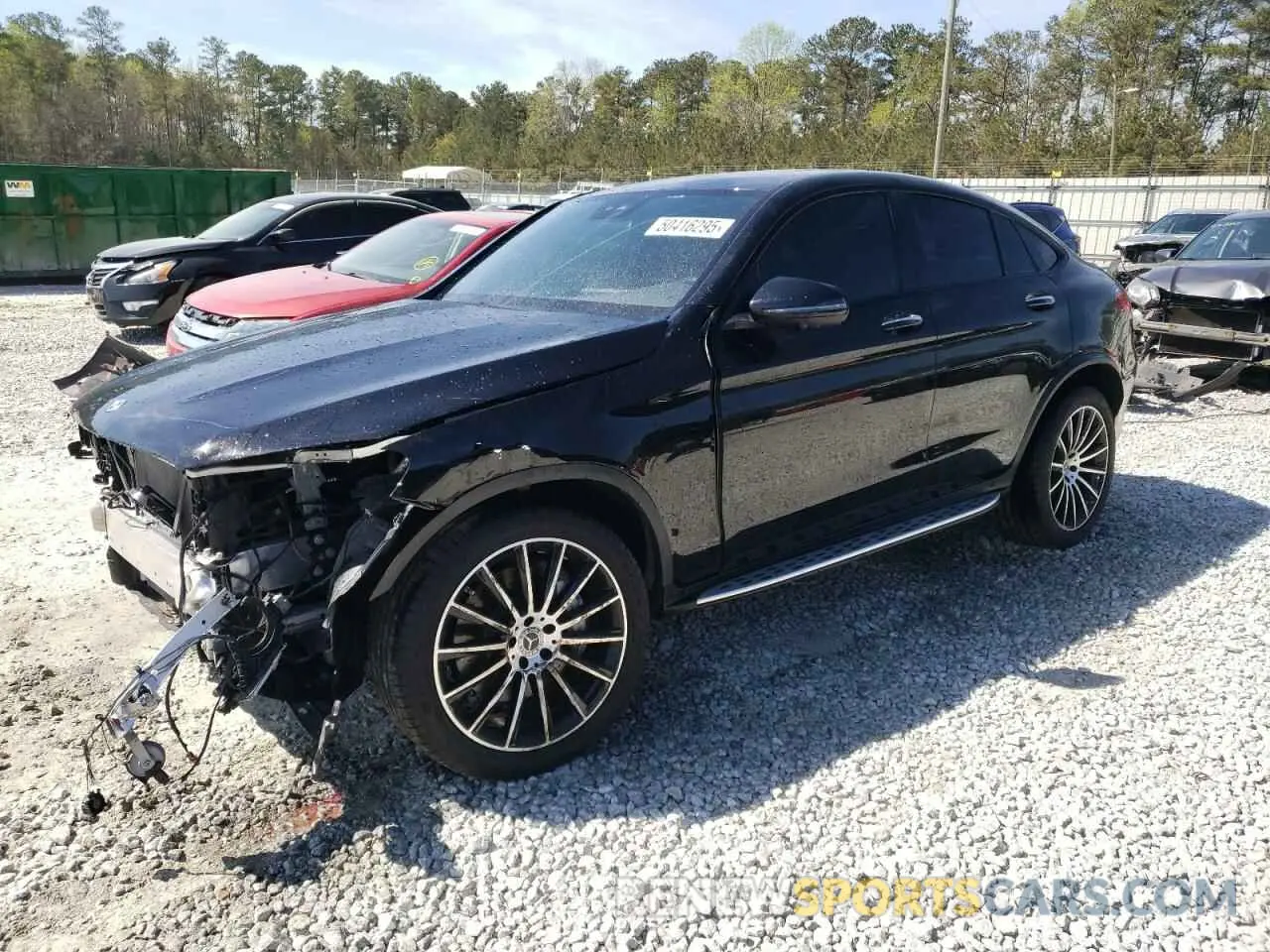 1 fotografías del automóvil dañado W1N0J8EB1PG128960 MERCEDES-BENZ GLC-CLASS 2023