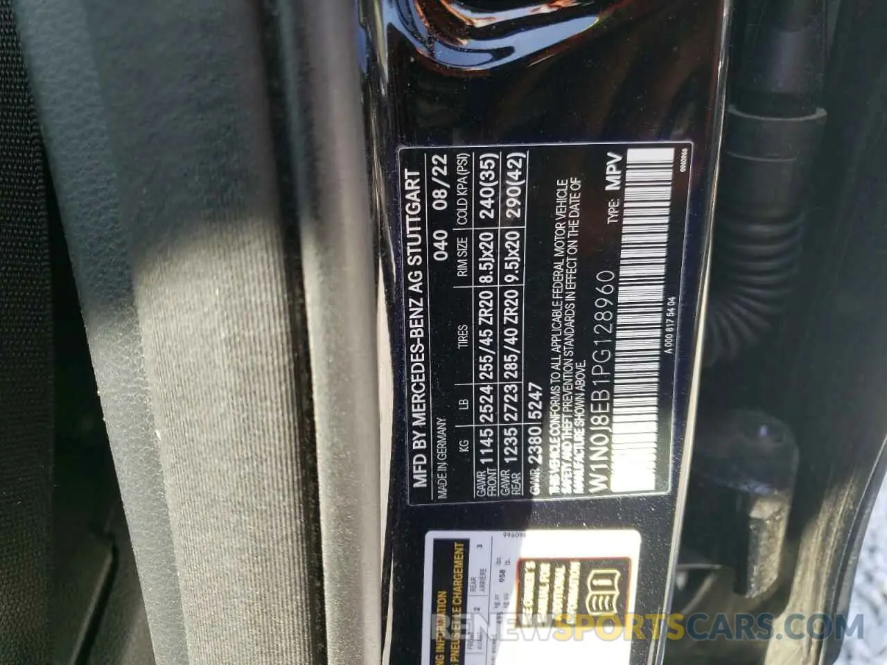 12 fotografías del automóvil dañado W1N0J8EB1PG128960 MERCEDES-BENZ GLC-CLASS 2023