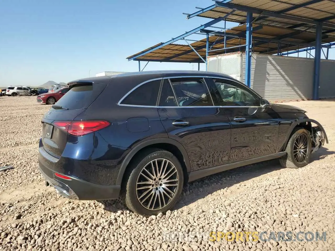 3 fotografías del automóvil dañado W1NKM4GB4PU017391 MERCEDES-BENZ GLC-CLASS 2023