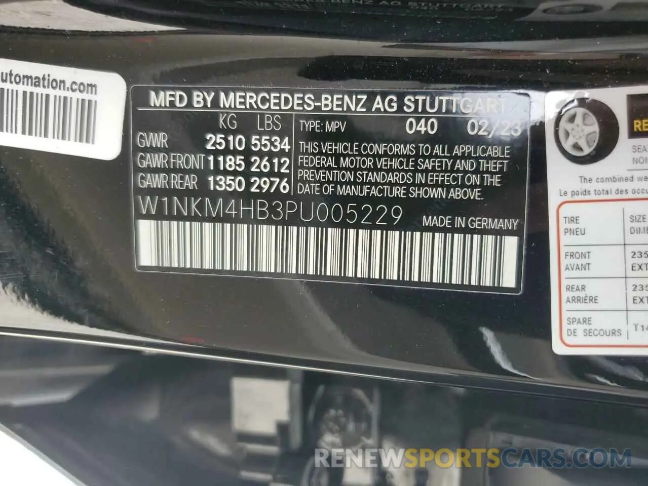 13 fotografías del automóvil dañado W1NKM4HB3PU005229 MERCEDES-BENZ GLC-CLASS 2023