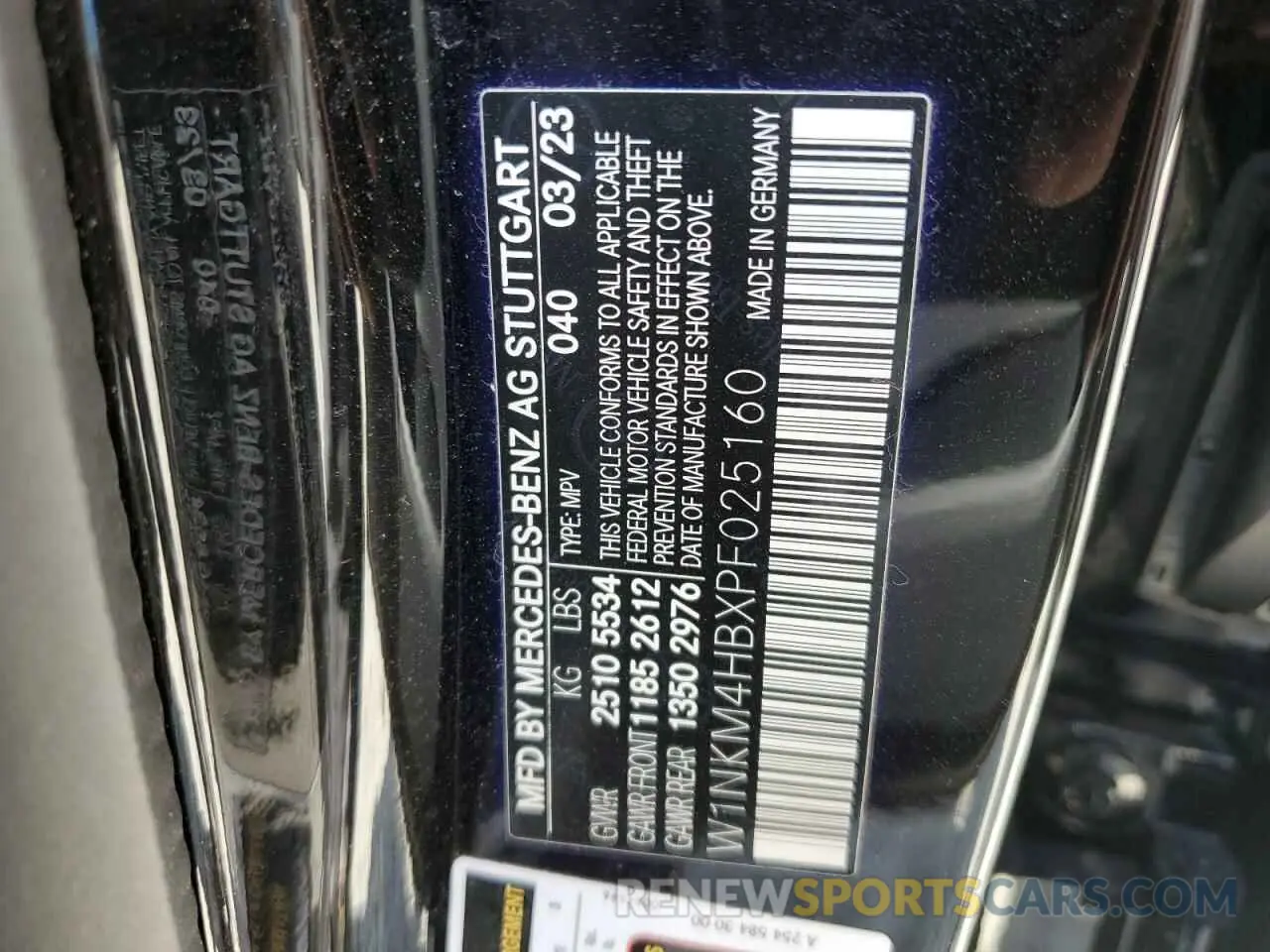 14 fotografías del automóvil dañado W1NKM4HBXPF025160 MERCEDES-BENZ GLC-CLASS 2023