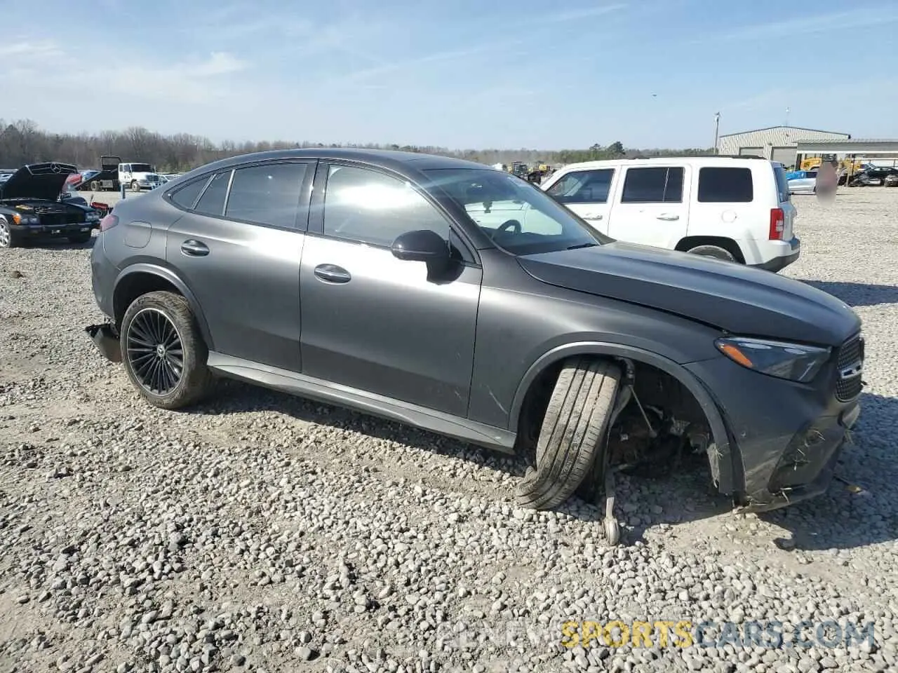 4 fotografías del automóvil dañado W1NKJ4HB4RF091313 MERCEDES-BENZ GLC-CLASS 2024